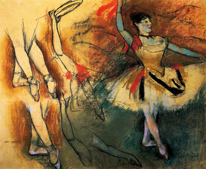  dancer and studies of legs